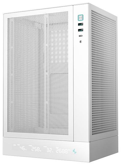 Корпус Deepcool CH170 DIGITAL WH белый