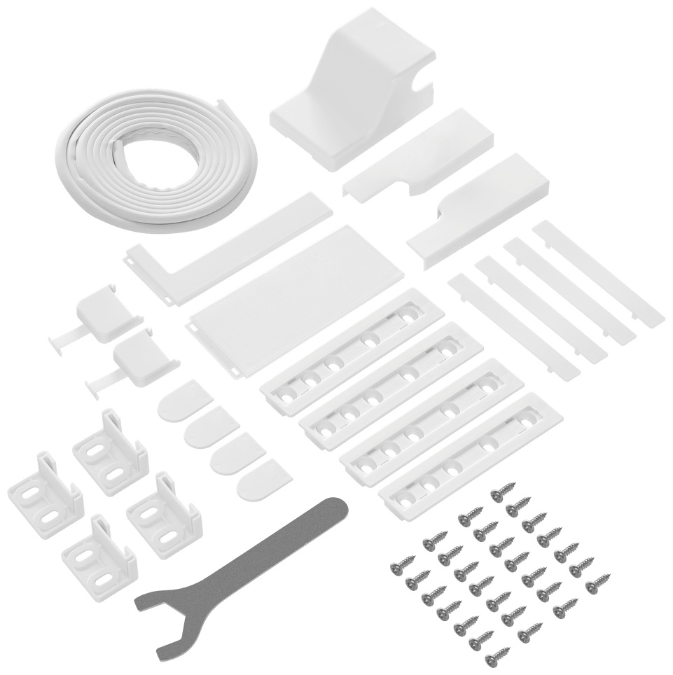 Холодильник MAUNFELD MBF193NFWGR Inverter белый