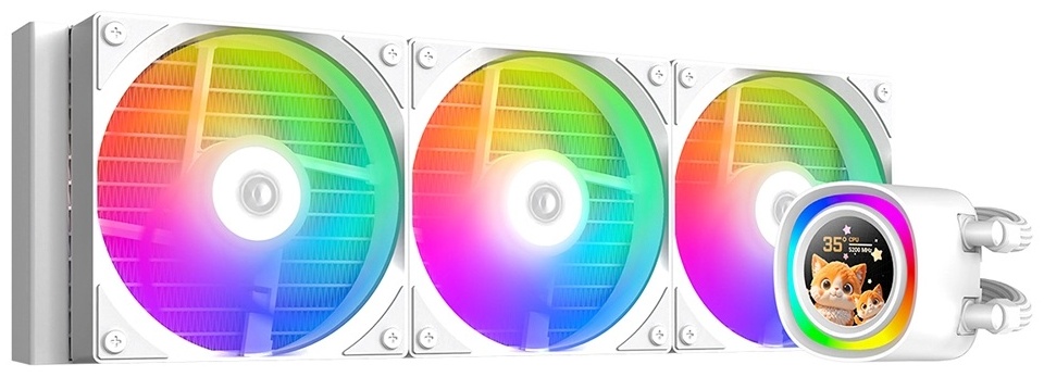 Система охлаждения ID-Cooling ID-CPU-FX360 LCD White, белая