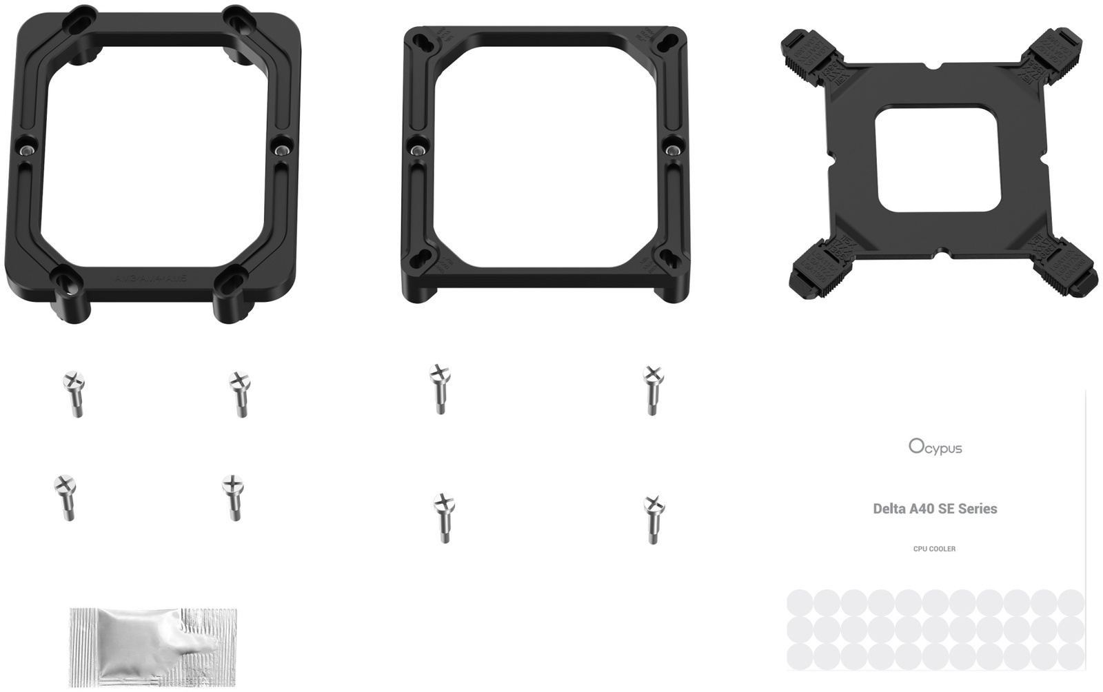Кулер для процессора Ocypus Delta A40 SE BK ARGB Delta-A40-BK1AAWN00S-GL, черный