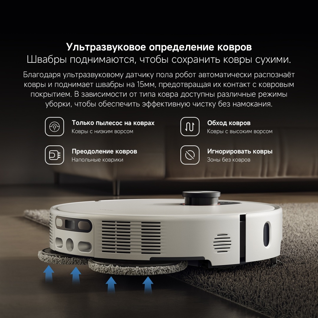 Робот-пылесос Xiaomi Robot Vacuum 5 Pro EU OV21GL белый