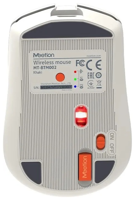 Мышь MeeTion MT-BTM002 Khaki бежевый
