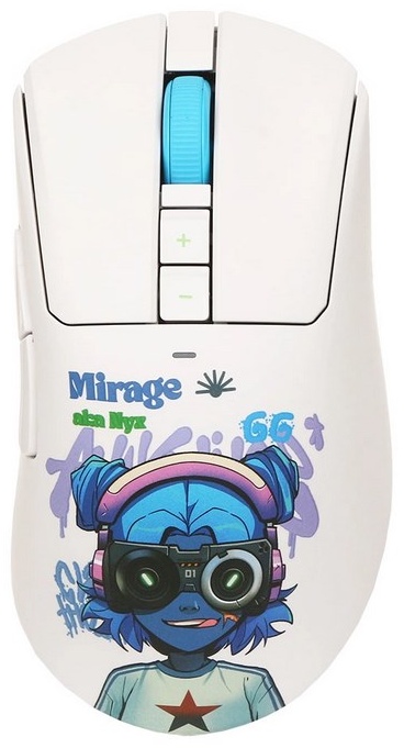 Мышь A4Tech R73 Ultra Duo Nyx Mirage белый