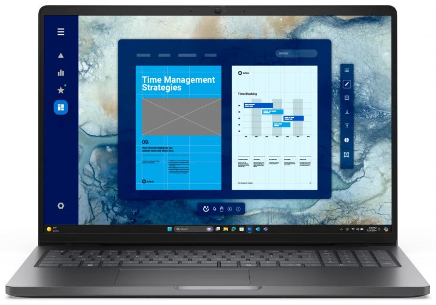 Ноутбук DELL Pro 16 PC16250 16&amp;#34; / 16 Гб / M.2 512 Гб / Win 11 Pro / 210-BQHB_BTO107_PC16250_EMEA