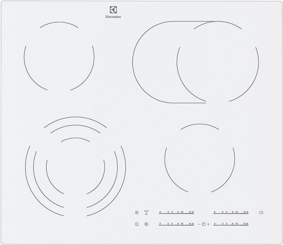 Варочная поверхность Electrolux EHF 96547 SW белая