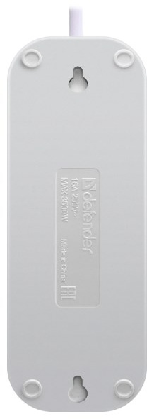 Сетевой фильтр Defender L330/99360 5 м