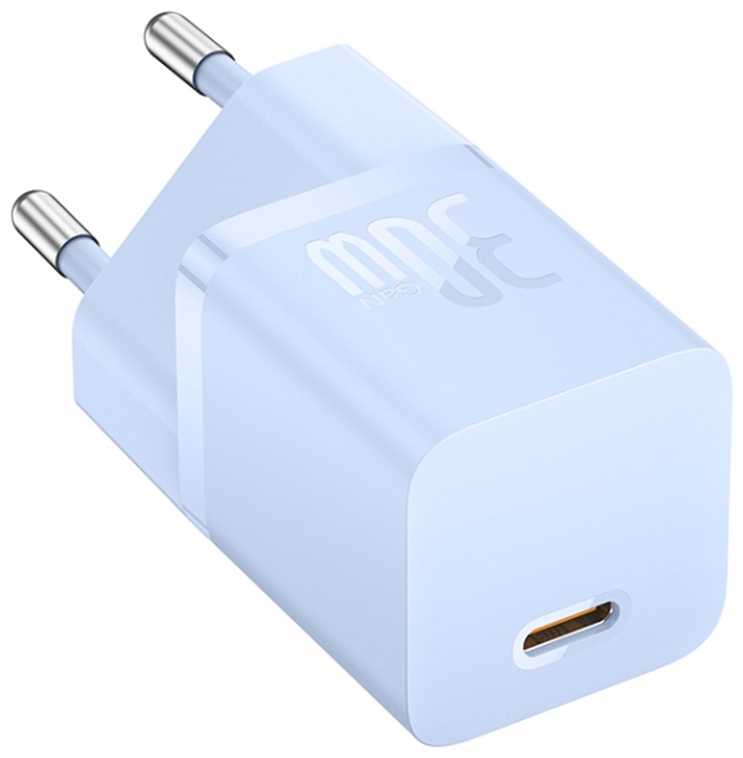 Зарядное устройство Baseus GaN5 (mini) 1C 30W Blue USB Type-C 30 Вт голубой