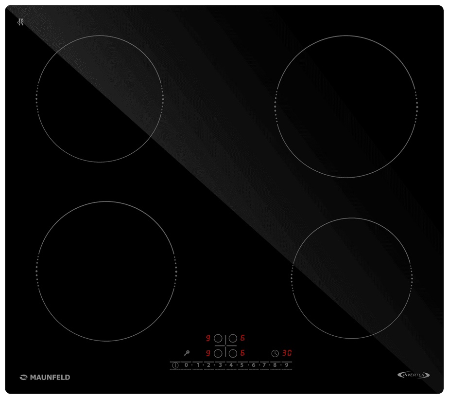 Духовой шкаф MAUNFELD AEOD6063B черный + варочная поверхность AVI6043SBK