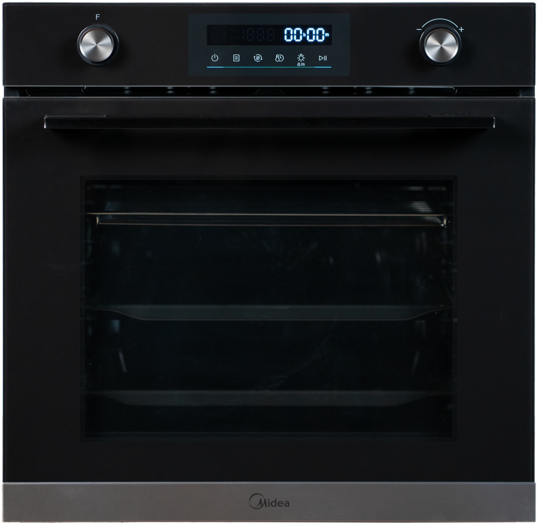 Духовой шкаф Midea MO78110 X черный, стальной