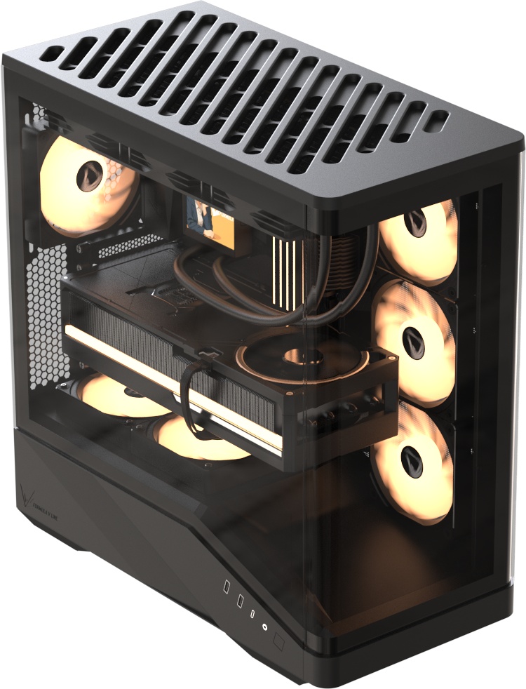 Корпус Formula V Crystal U9 PA черный