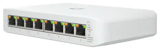 Коммутатор Ubiquiti USW-Lite-8-PoE