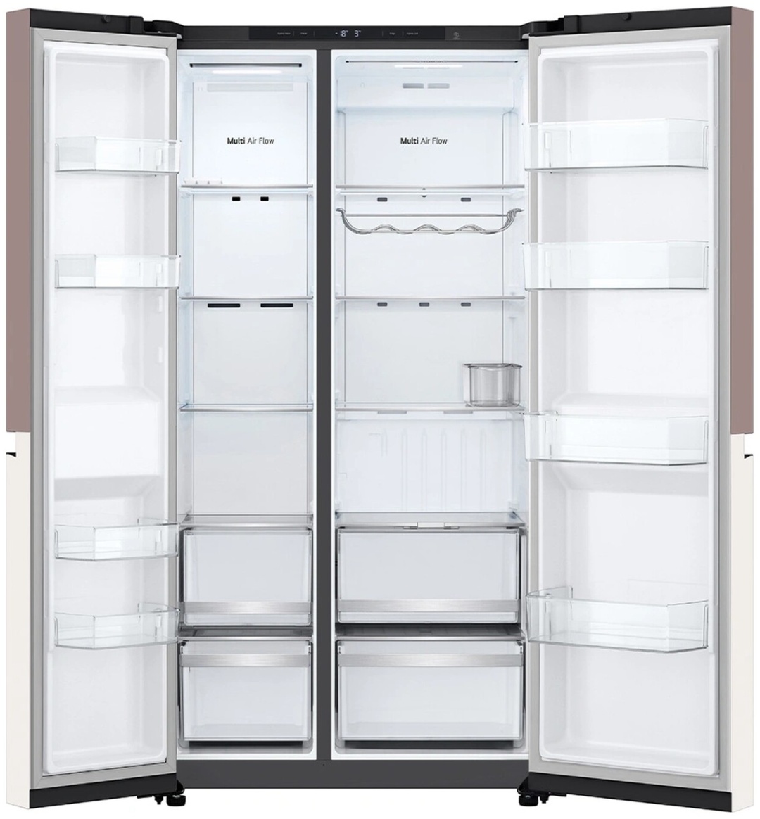Холодильник LG GC-B277BPUM бежевый