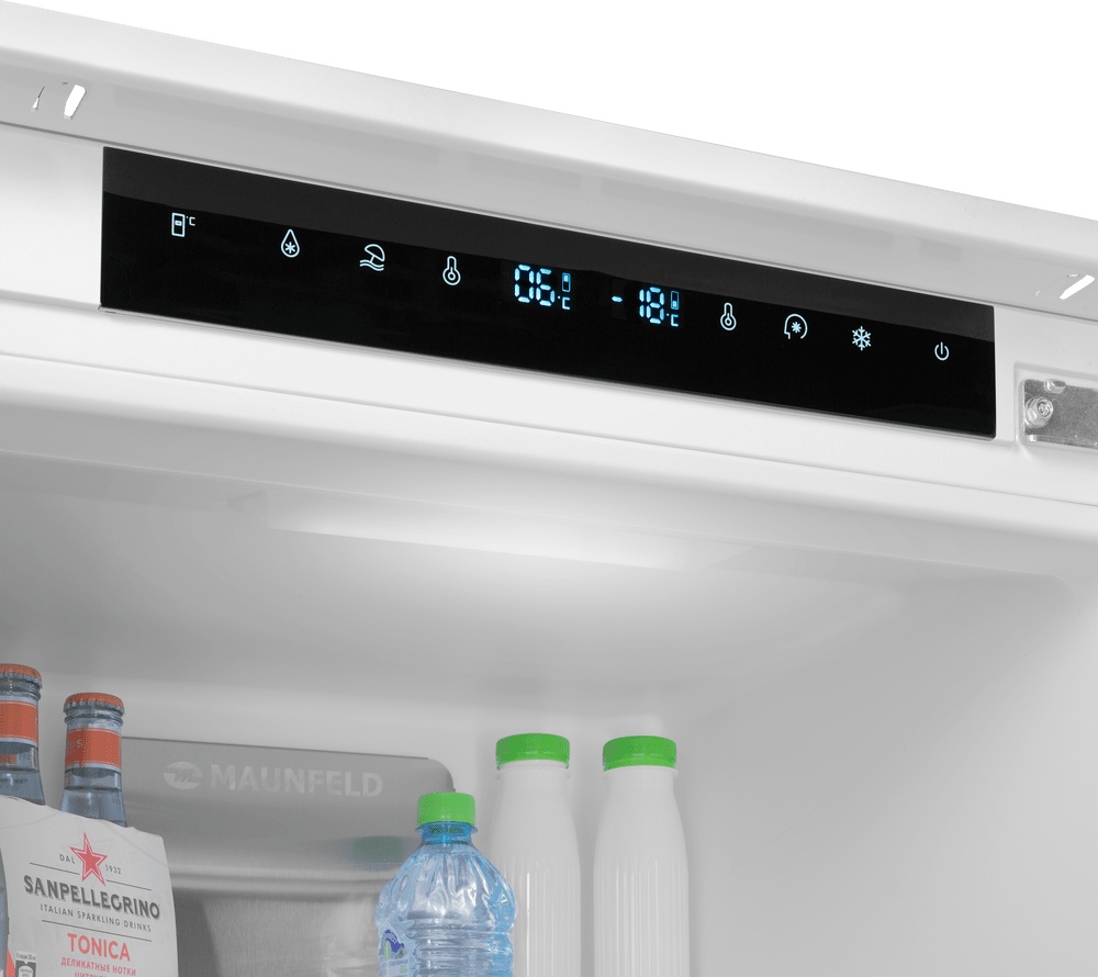 Холодильник MAUNFELD MBF193NFWGR Inverter белый