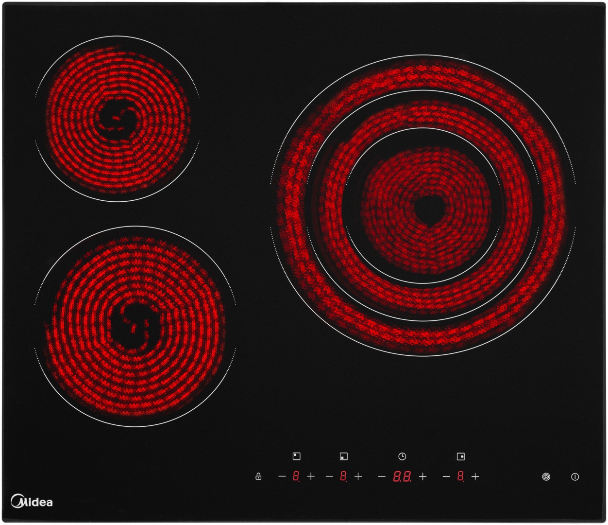 Варочная поверхность Midea MCH-633B2 черный