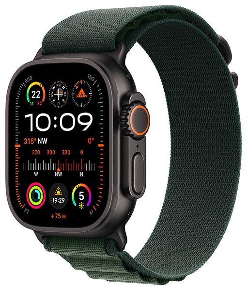 Смарт-часы Apple Watch Ultra 2 2024 GPS &amp;#43; Cellular M 49 мм черный-зеленый