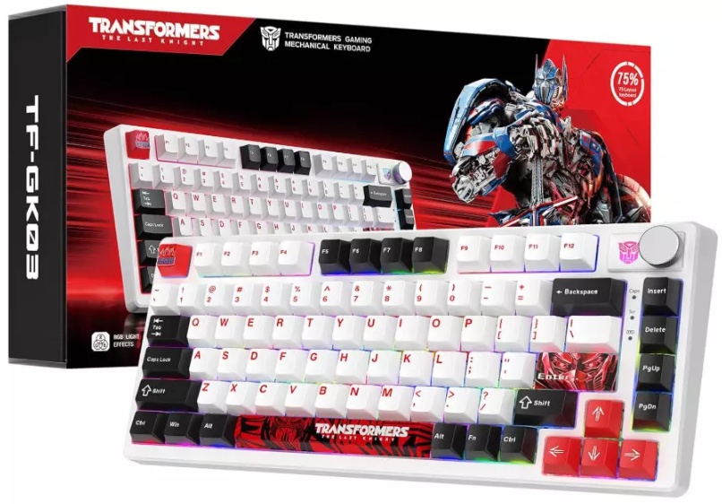 Клавиатура Transformers TF-GK03, белая