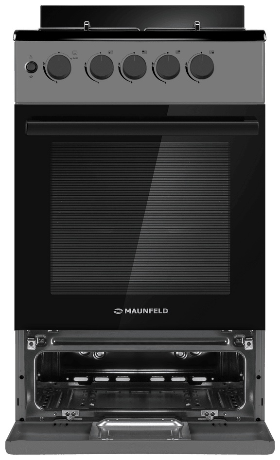 Варочная поверхность MAUNFELD MGC50GEGR08 черный, серый