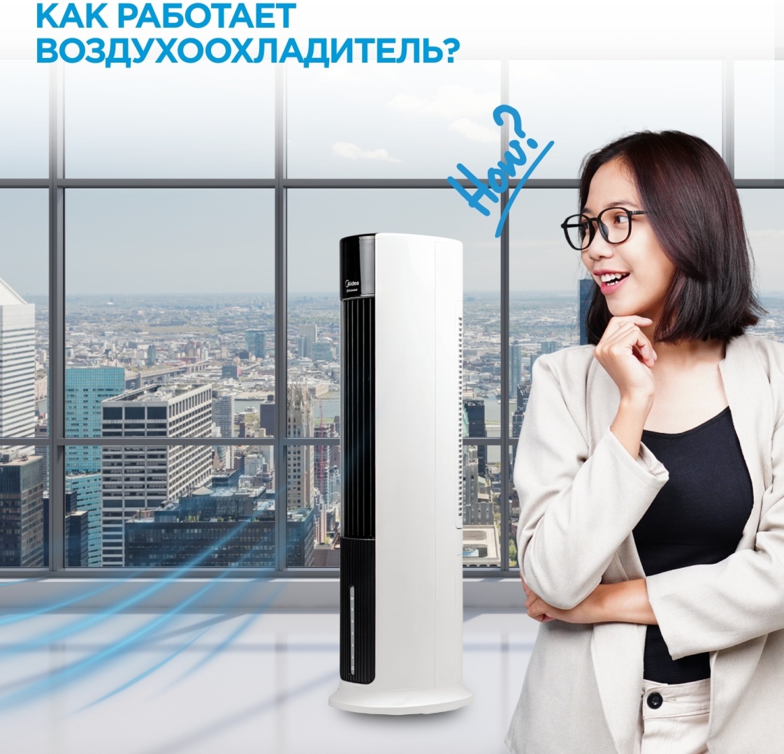 Вентилятор Midea AC120-19ARB белый