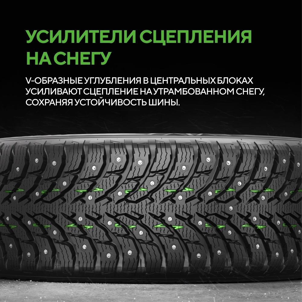 Ikon Tyres (Nokian) Autograph Ice 9 SUV 305/40 R20 112 T с шипами