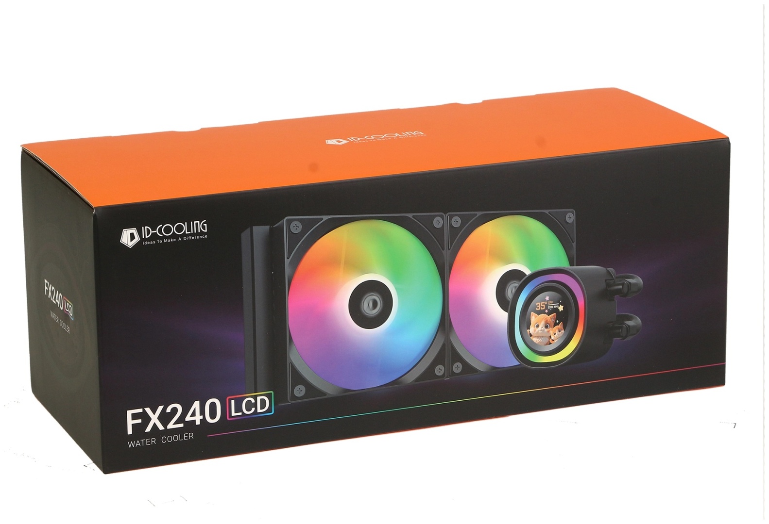 Система охлаждения ID-Cooling ID-CPU-FX240 LCD, черная