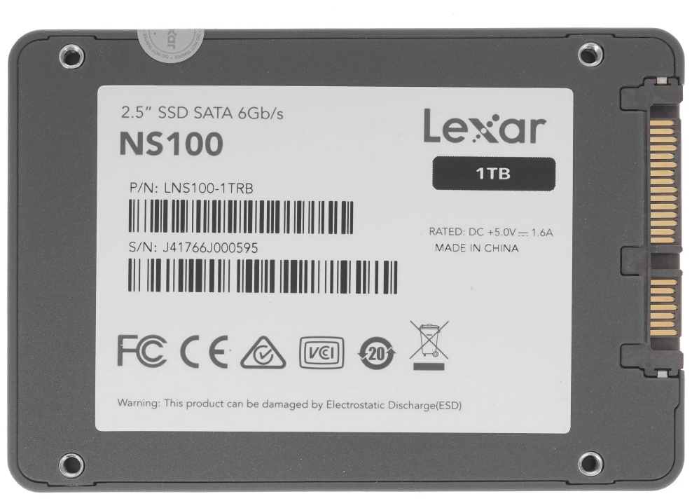 SSD Lexar NS100 (LNS100-1TRB) 1000 Гб