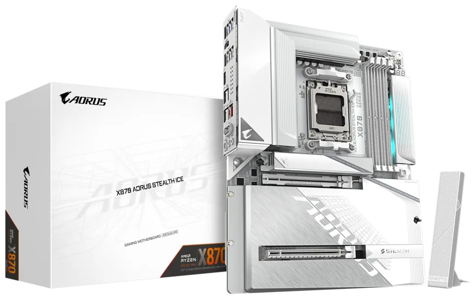 Материнская плата GIGABYTE X870 A STEALTH ICE