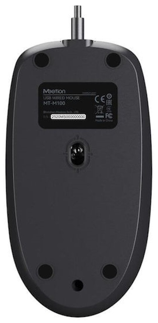 Мышь MeeTion MT-M100 Gray серый
