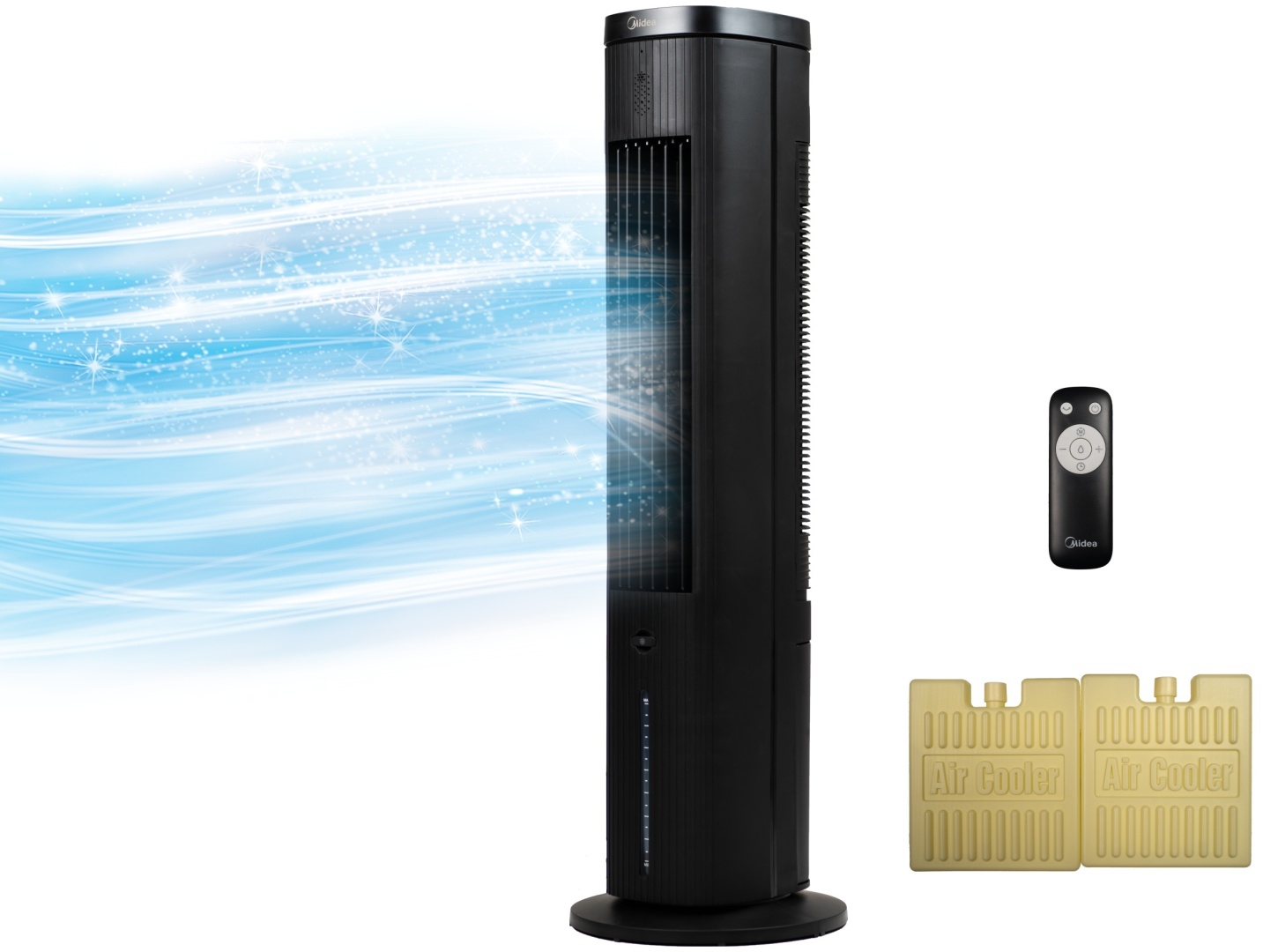 Вентилятор Midea AC100-25JR черный