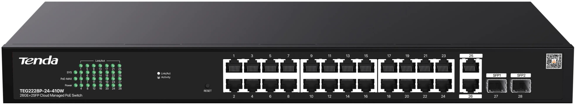 Коммутатор Tenda TEG2228P-24-410W