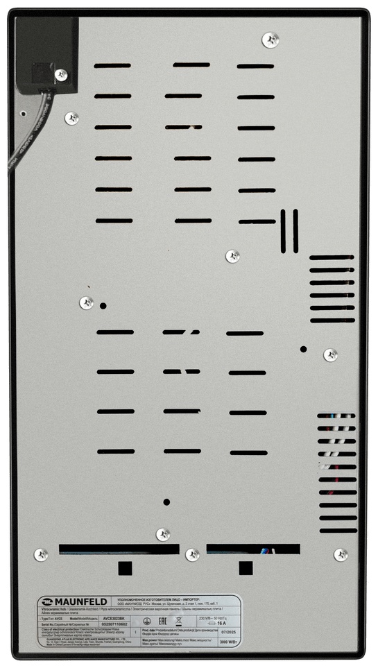 Варочная поверхность MAUNFELD AVCE3023BK черный