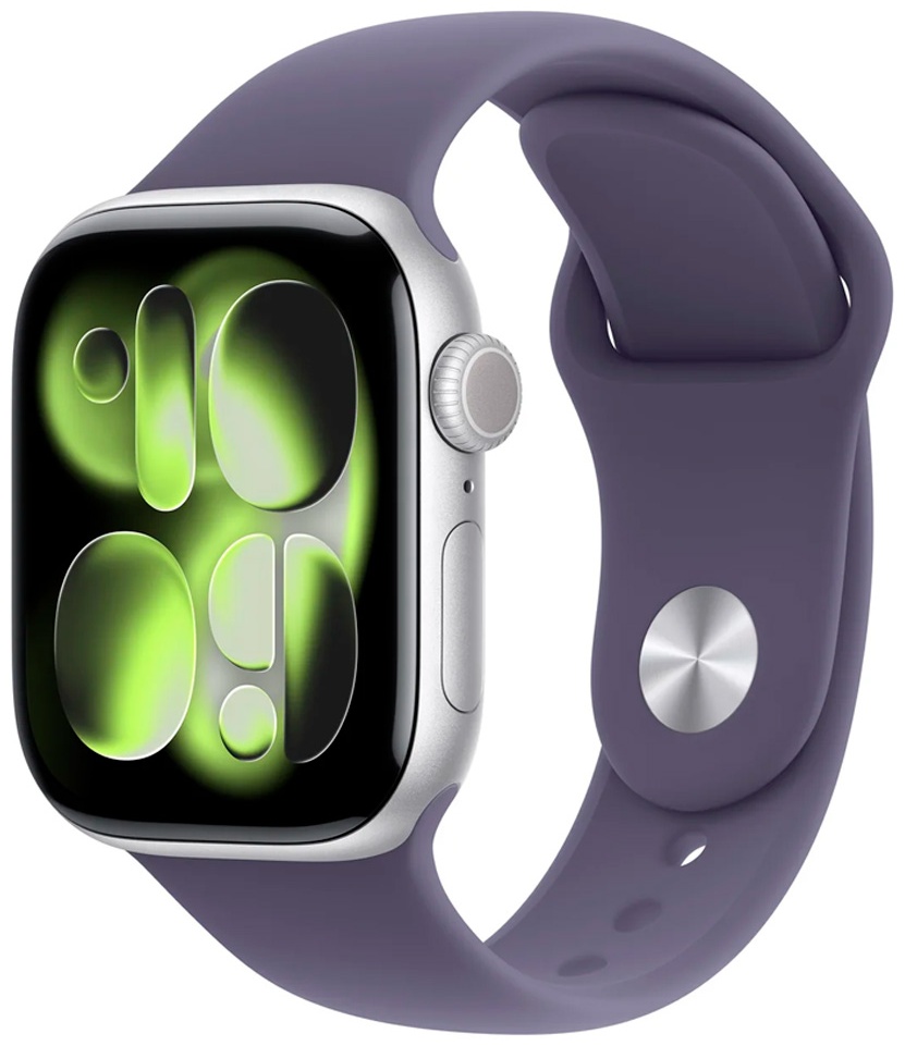 Смарт-часы Apple Watch Series 11 S/M 46 мм серебристый-фиолетовый