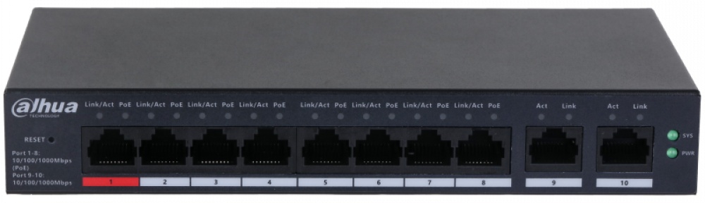 Коммутатор Dahua DH-CS4010-8GT-60