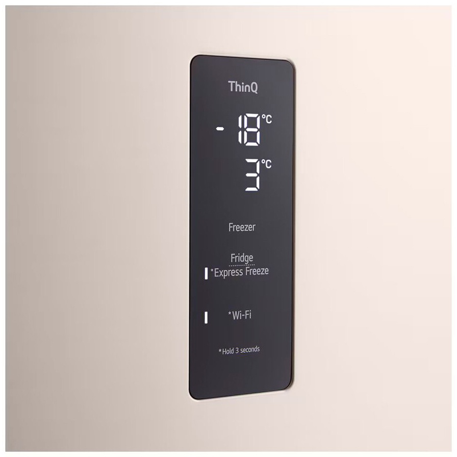 Холодильник LG GR-B922FEBM бежевый