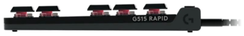 Клавиатура Logitech G515 RAPID TKL BLACK 920-013861 черный