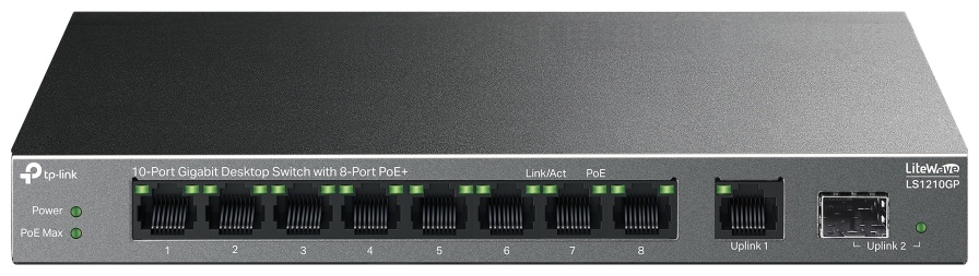 Коммутатор TP-LINK LS1210GP