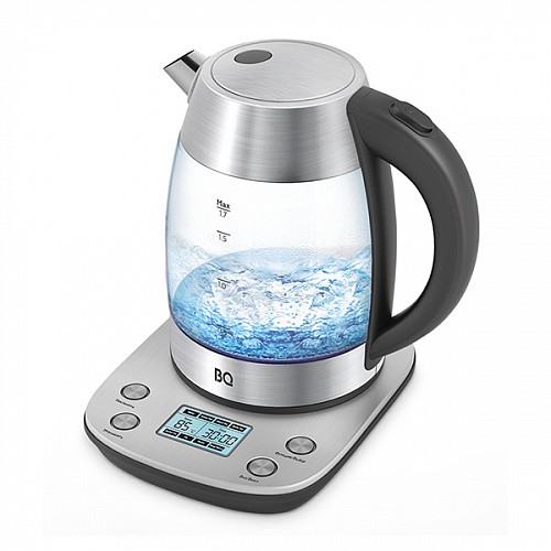 Электрочайник BQ KT1703G стальной-черный