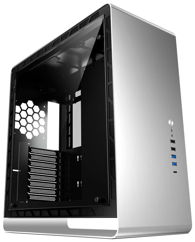 Корпус Jonsbo UMX6-G Silver серебристый