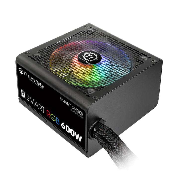 Блок питания Thermaltake Smart RGB 600 600W, черный