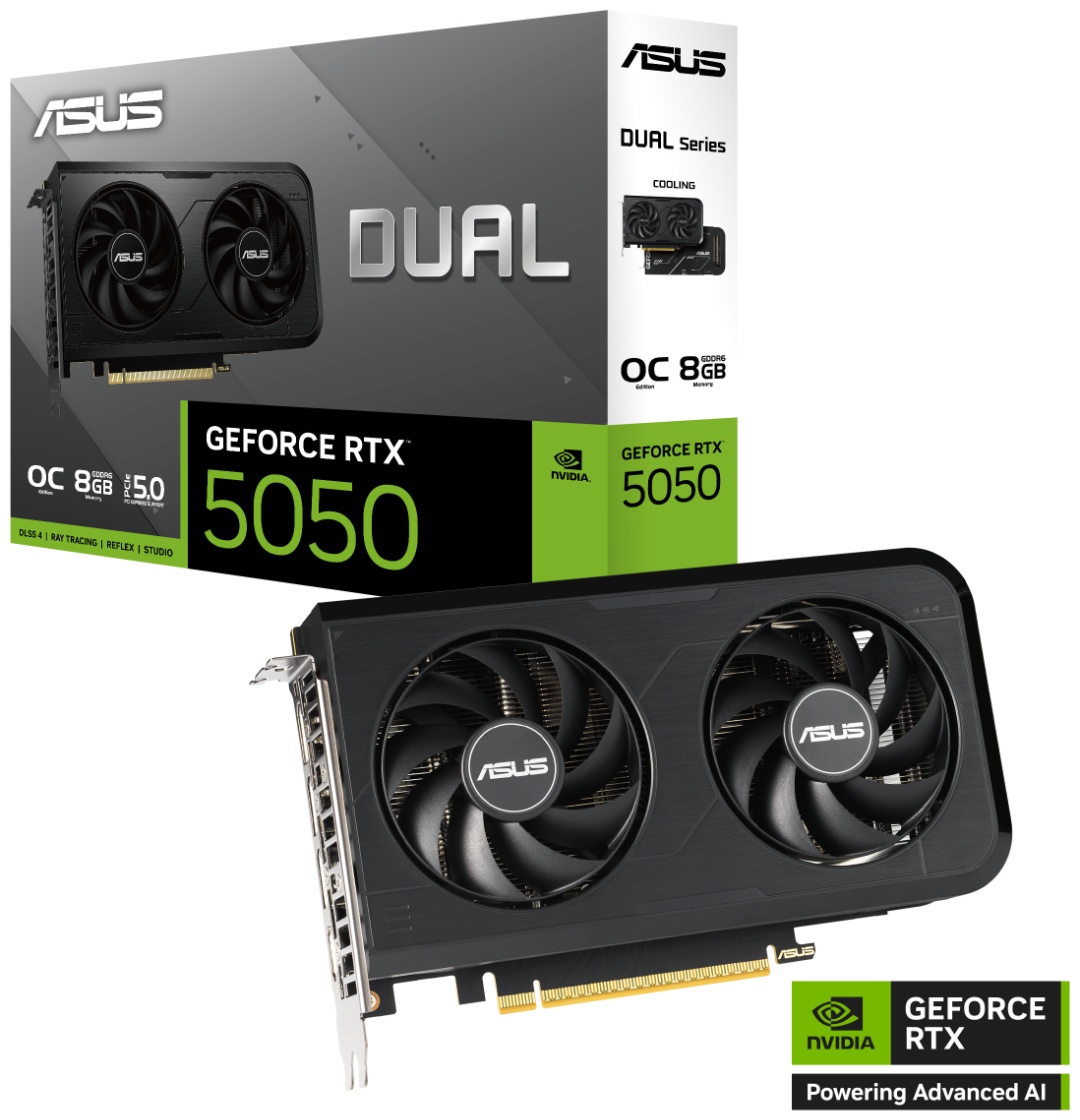 Видеокарта ASUS DUAL-RTX5050-O8G 8 Гб