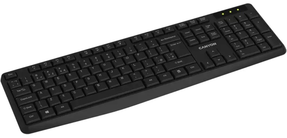 Клавиатура Canyon KB-W01 черный