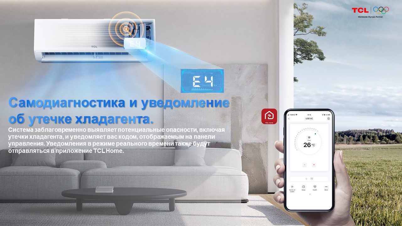 TCL BreezeIN Inverter WI-FI TAC-BR18HSV/TA белый + монтажный комплект