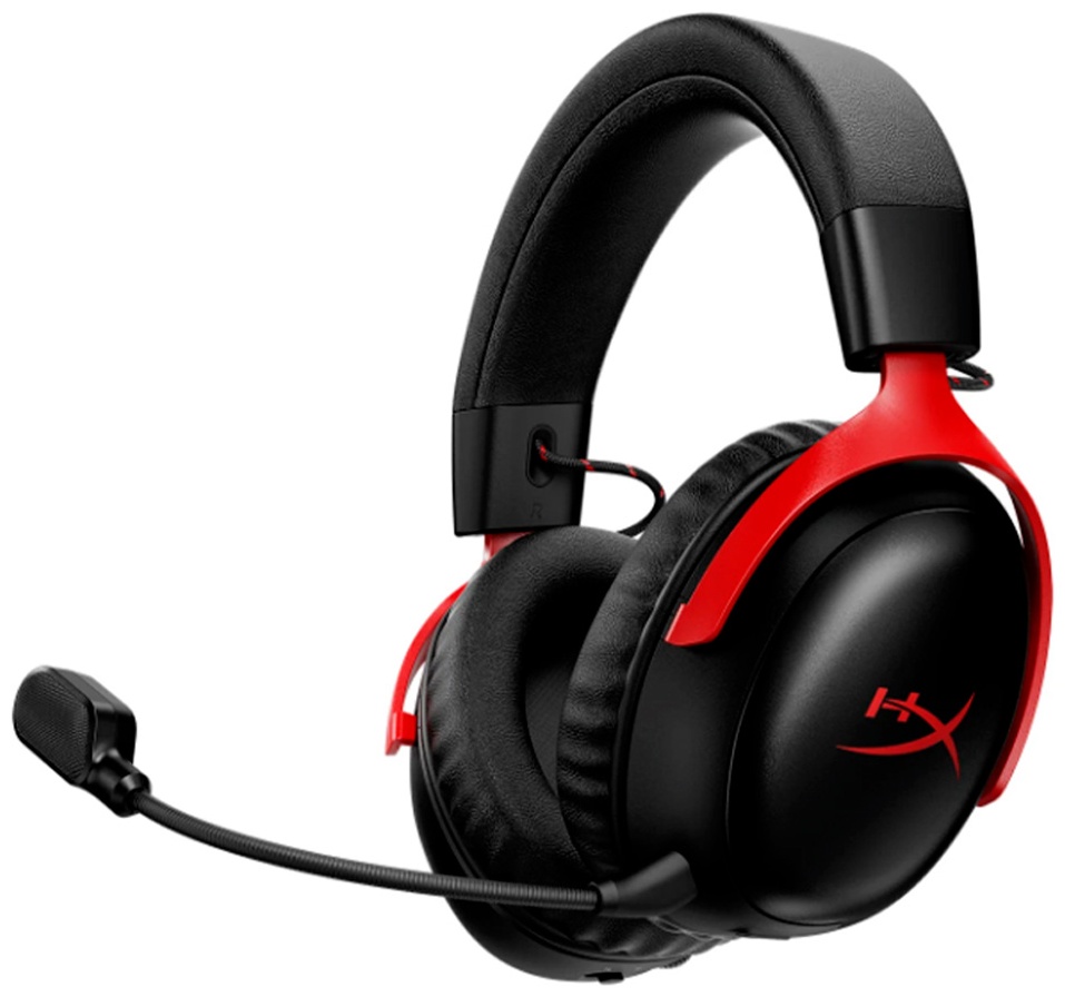 Наушники HyperX Cloud III S Wireless черно-красный