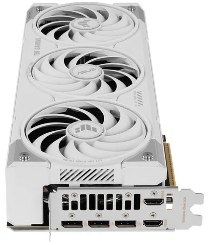 Видеокарта ASUS TUF Gaming RTX 5070 Ti 16GB GDDR7 BTF White OC Edition, TUF-RTX5070TI-O16G-BTF-WHITE 16 Гб