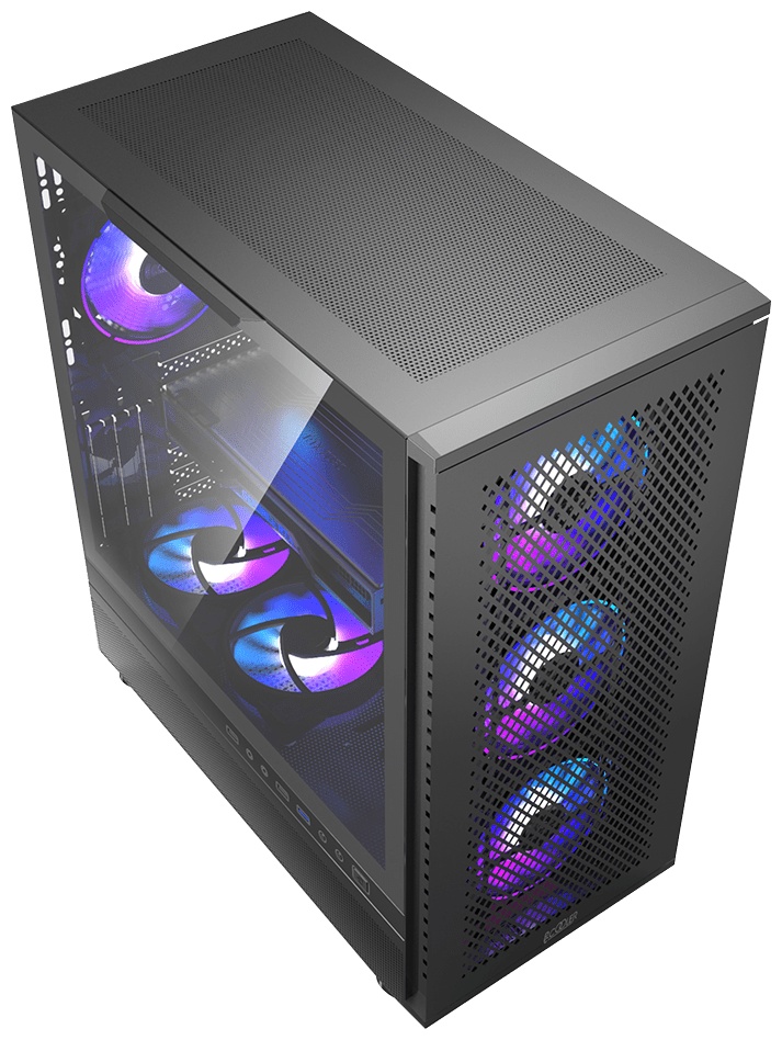 Корпус PCcooler ME200 MESH BK черный