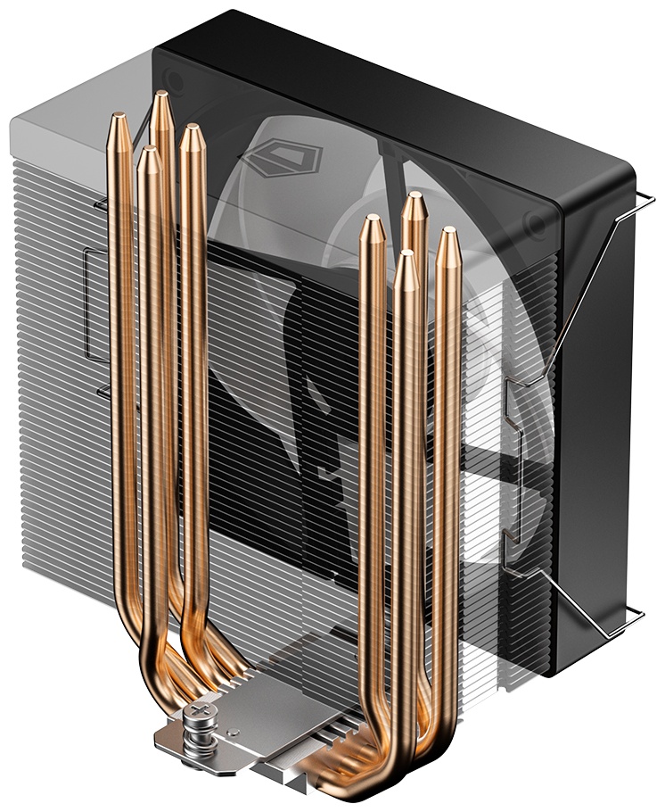 Кулер для процессора ID-Cooling SE-214-XT V2 ARGB, черный