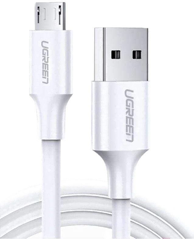 Кабель Ugreen USB 2.0 (M), micro-USB 2.0 (M), 1.5 м, US289/60142 белый