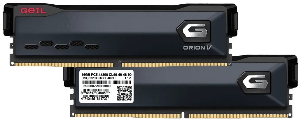 Оперативная память Geil ORION Titanium Grey, GOG416GB3200C16BDC 16 Гб