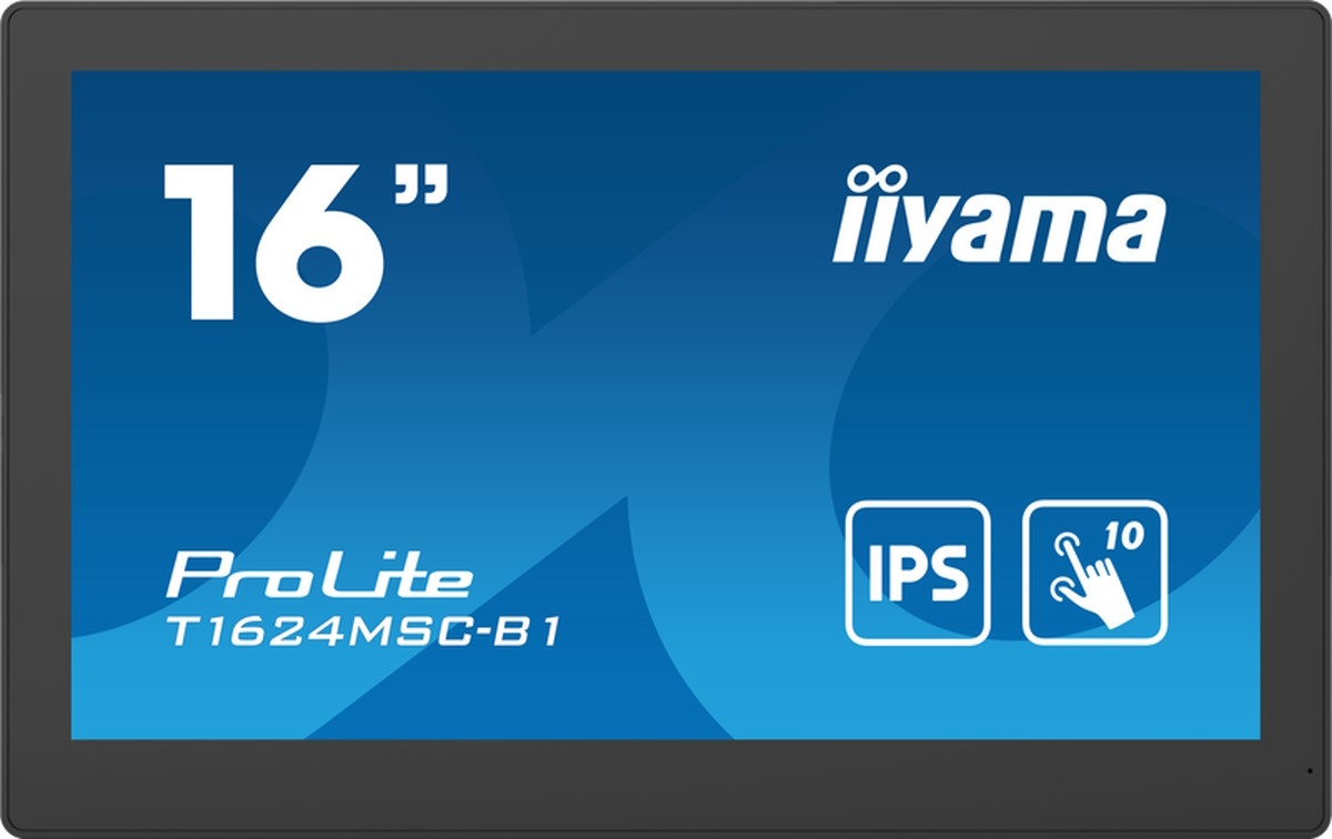 Монитор 15.6&amp;#34; Iiyama ProLite PLT1624M / T1624MSC-B1 черный