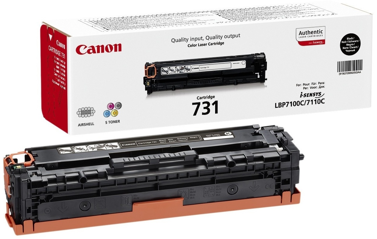 Картриджи Canon 731BK LBP7100Cn 7110Cw 6272B002AA черный