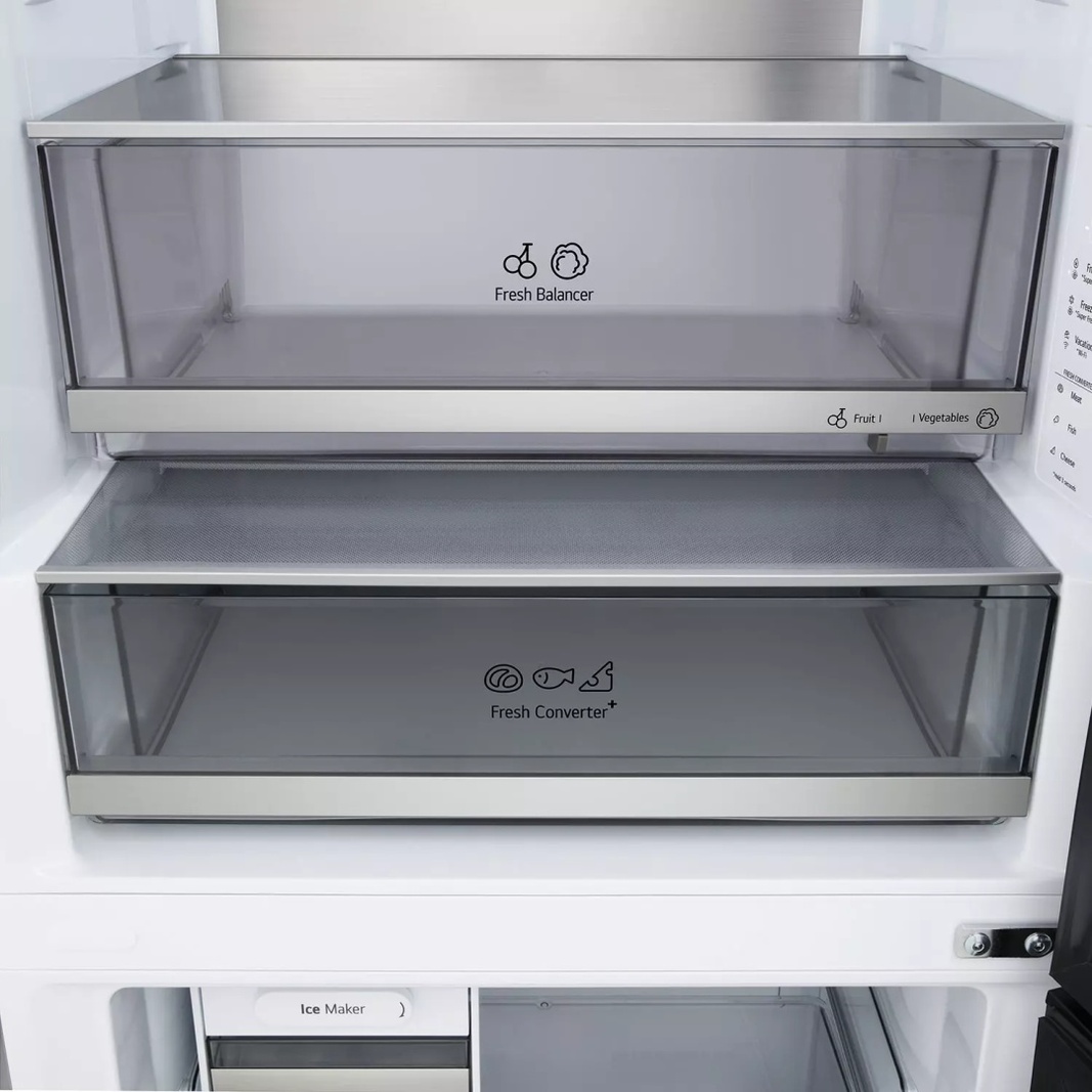 Холодильник LG GC-B 640 FMBM серебристый